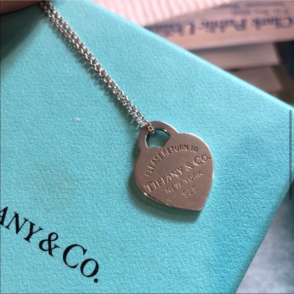 Auth Please Return to Tiffany & Co. Heart Necklace - Picture 6 of 10
